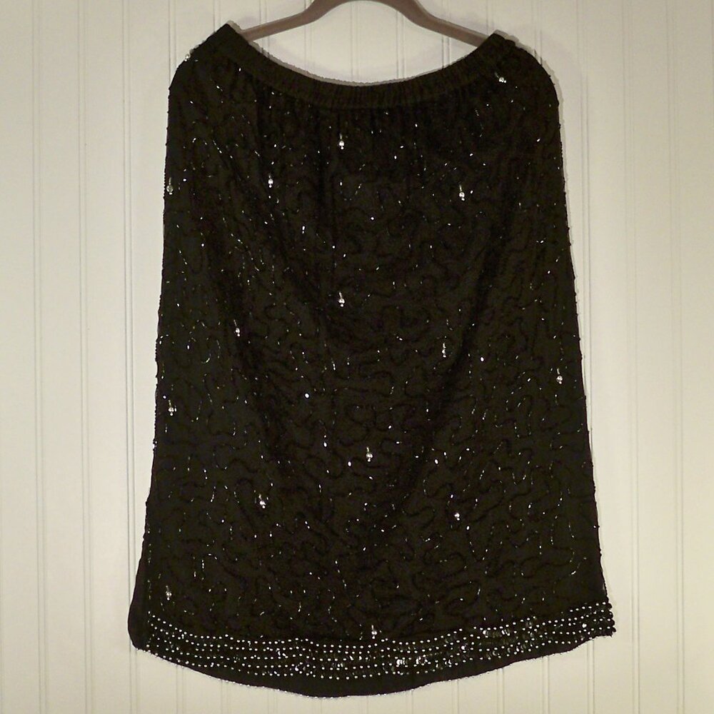 Black Beeding Dress M